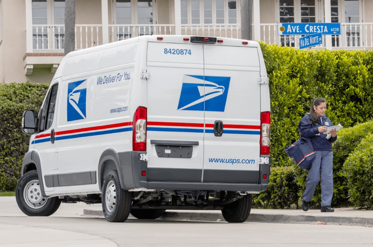 USPS Mail Van