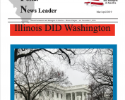 UPMA April 2020 Newsletter Cover with a picture of the white house