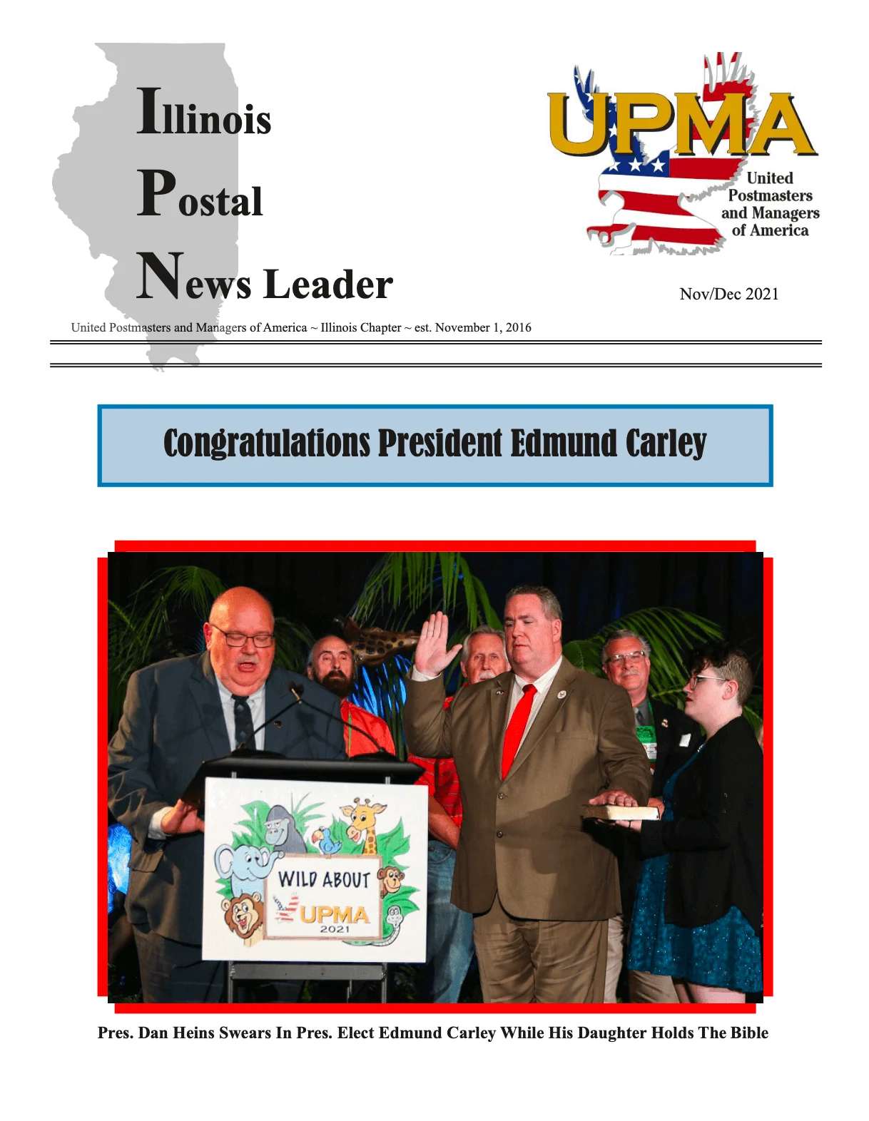 UPMA Nov/Dec 2021 Cover